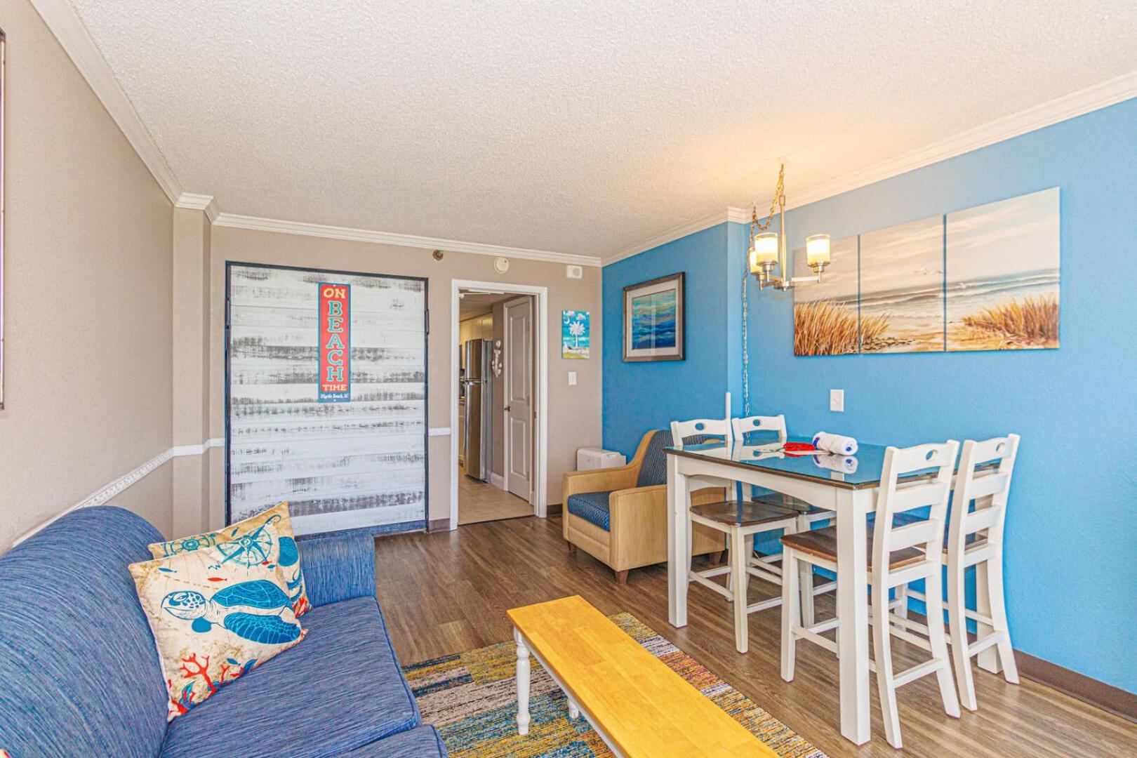 Oceanfront 1 Bedroom Suite With Beautiful Decor And Accents Caravelle Resort 1039 Sleeps 6 Guests Myrtle Beach Exterior photo