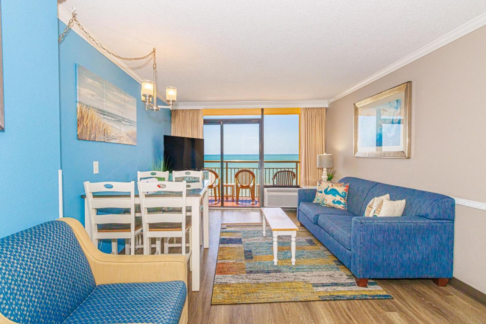 Oceanfront 1 Bedroom Suite With Beautiful Decor And Accents Caravelle Resort 1039 Sleeps 6 Guests Myrtle Beach Exterior photo