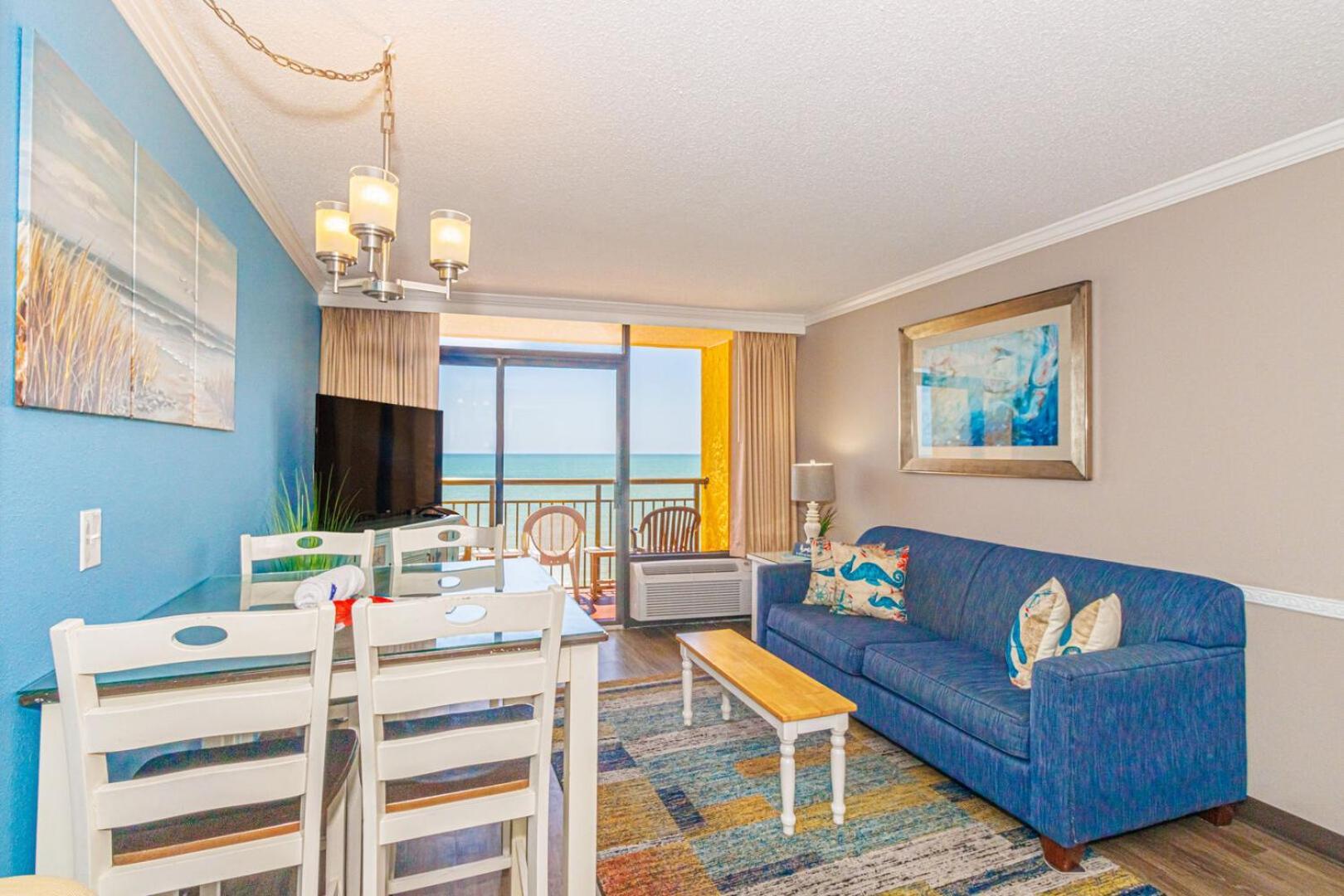 Oceanfront 1 Bedroom Suite With Beautiful Decor And Accents Caravelle Resort 1039 Sleeps 6 Guests Myrtle Beach Exterior photo