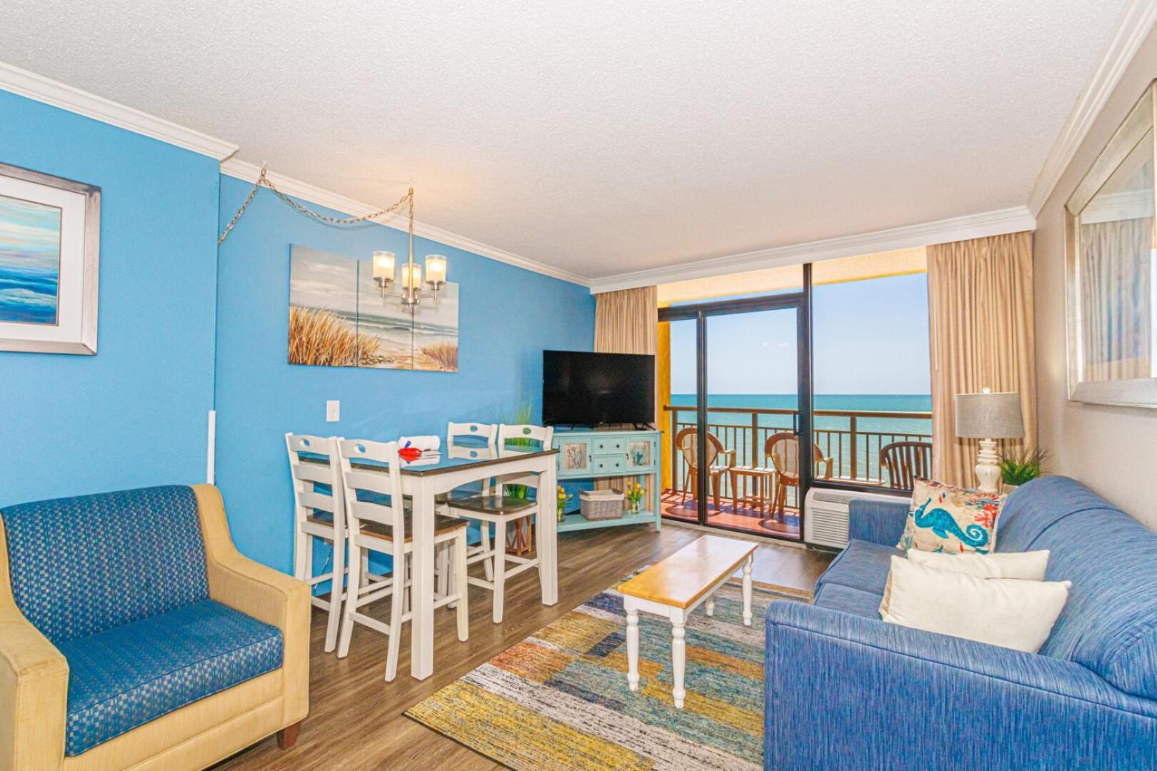 Oceanfront 1 Bedroom Suite With Beautiful Decor And Accents Caravelle Resort 1039 Sleeps 6 Guests Myrtle Beach Exterior photo