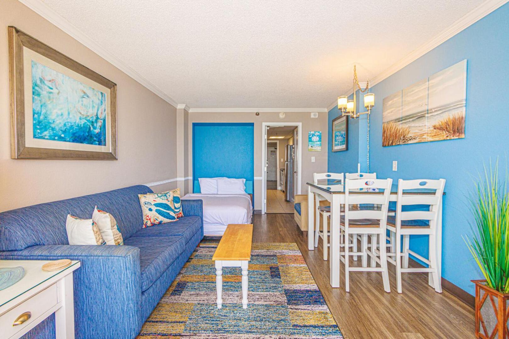 Oceanfront 1 Bedroom Suite With Beautiful Decor And Accents Caravelle Resort 1039 Sleeps 6 Guests Myrtle Beach Exterior photo